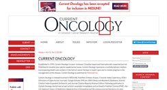 Desktop Screenshot of current-oncology.com